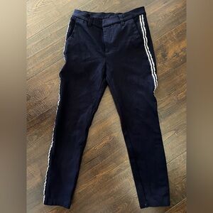 Kut from the Kloth Navy Joggers with White Stripes